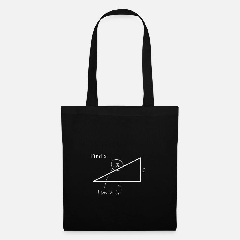 Find X - Stoffbeutel - Schwarz
