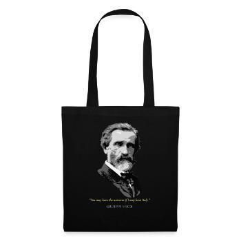 Giuseppe Verdi Quote - Tote Bag - black - Front