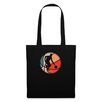 Basket-ball cadeau pour les basketteurs - Sac en tissu - noir - Devant