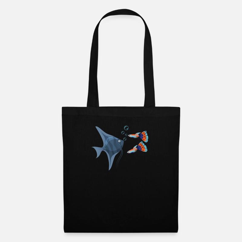Aquaristik Aquarianer Aquarium Design - Stoffbeutel - Schwarz