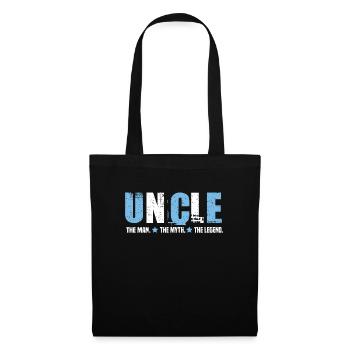 Uncle Nephew Godchild Family Member Gift - Tote Bag - black - Front