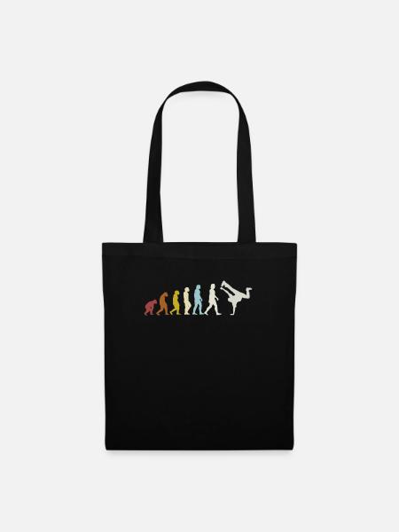 Breakdance Hip Hop Breakdancer Evolution - Sac en tissu - noir