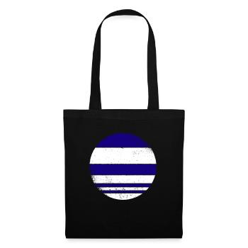 Grèce Drapeau grec Grec - Sac en tissu - noir - Devant