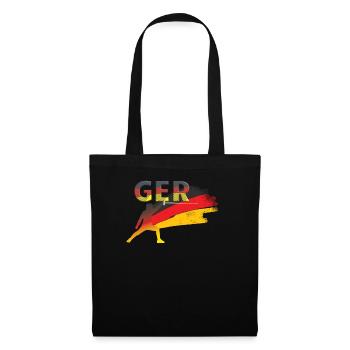 Allemagne escrime - Sac en tissu - noir - Devant