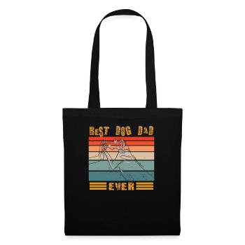 Conception de chien pour les amoureux des animaux de compagnie - Sac en tissu - noir - Devant