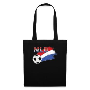 Drapeau Hollande - Sac en tissu - noir - Devant