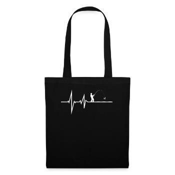 Angler Gift Idea Hobby Fishing - Sac en tissu - noir - Devant