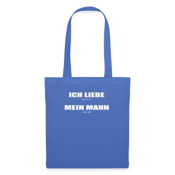 Angler Geschenkidee Hobby Angeln - Stoffbeutel - Hellblau - Vorne