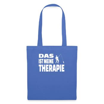 Angler Geschenkidee Hobby Angeln - Stoffbeutel - Hellblau - Vorne