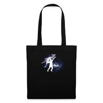 Badminton Idée cadeau Sport Design - Sac en tissu - noir - Devant