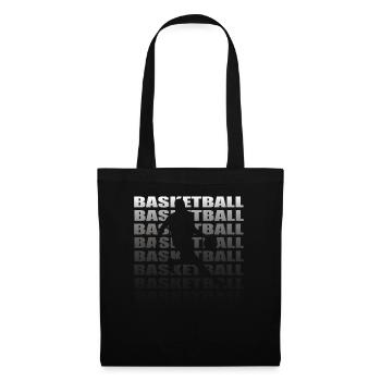 Basketball Idée cadeau Sport Design - Sac en tissu - noir - Devant