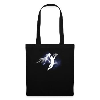 Basketball Idée cadeau Sport Design - Sac en tissu - noir - Devant