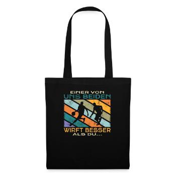 Basketball Geschenkidee Sport Design - Stoffbeutel - Schwarz - Vorne