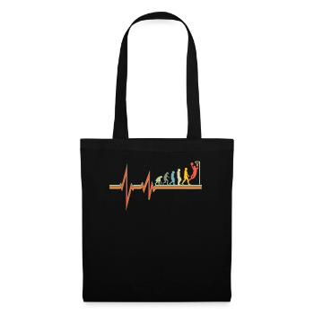 Basketball Idée cadeau Sport Design - Sac en tissu - noir - Devant