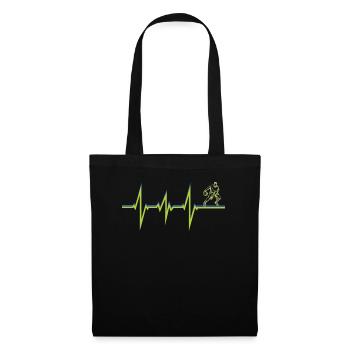 Basketball Geschenkidee Sport Design - Stoffbeutel - Schwarz - Vorne