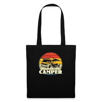 Camper Gift Idea Camping - Tote Bag - black - Front