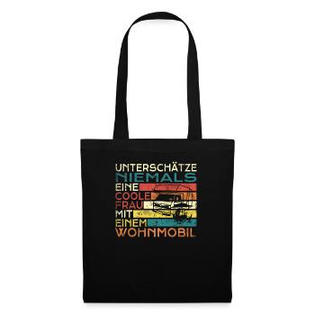Camper Gift Idea Camping - Tote Bag - black - Front