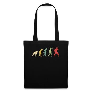 Ninja Pose Evolution - Tote Bag - black - Front