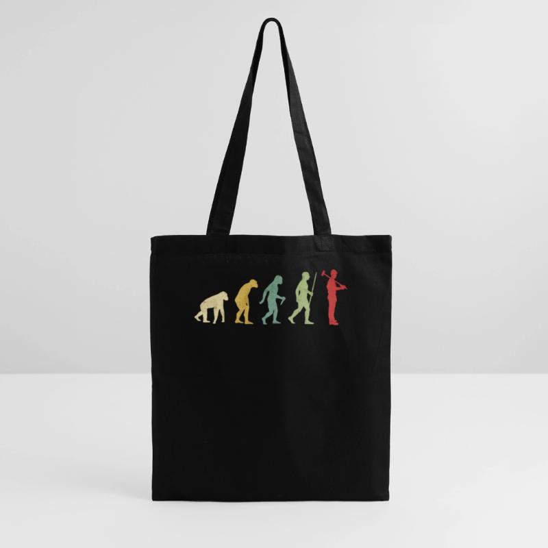 Construction Worker Evolution Tote Bag