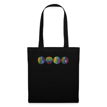Gardener Accessories Garden Motif - Tote Bag - black - Front