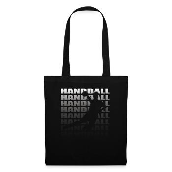Accessoires de handball motif handball - Sac en tissu - noir - Devant