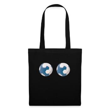 Accessoires de handball motif handball - Sac en tissu - noir - Devant
