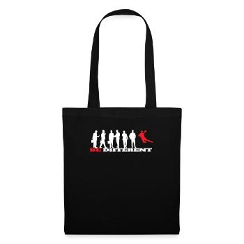 Accessoires de handball motif handball - Sac en tissu - noir - Devant