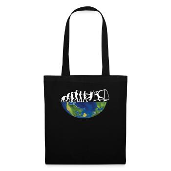 Accessoires de handball motif handball - Sac en tissu - noir - Devant