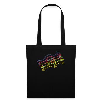 Artisans d’idées cadeaux DIY - Sac en tissu - noir - Devant