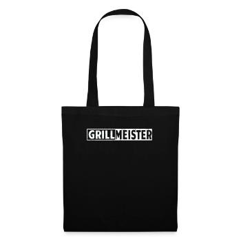 Idée de barbecue et de cadeau de camping-car - Sac en tissu - noir - Devant