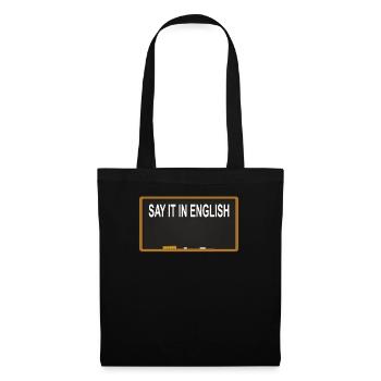 Accessoires pour enseignants pour votre humour - Sac en tissu - noir - Devant