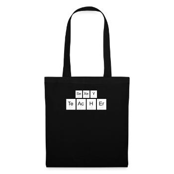 Accessoires pour enseignants pour votre humour - Sac en tissu - noir - Devant