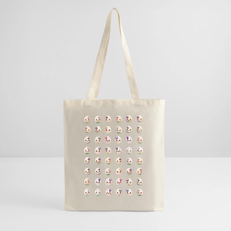 Colorful Easter Eggs Easter Egg Pattern Easter Tote Bag