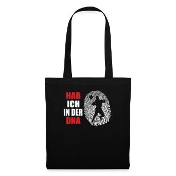 Fußballzubehör Geschenkidee Fußballfan - Stoffbeutel - Schwarz - Vorne