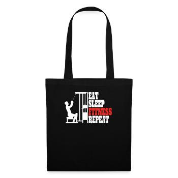 Accessoires de fitness pour les sportifs - Sac en tissu - noir - Devant