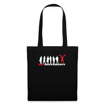 Accessoires de fitness pour athlètes - Sac en tissu - noir - Devant