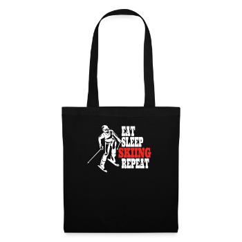 Ski accessories for skiers - Tote Bag - black - Front