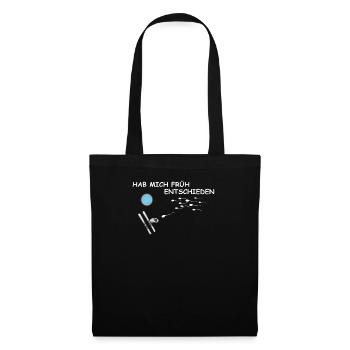 Ski accessories for skiers - Tote Bag - black - Front