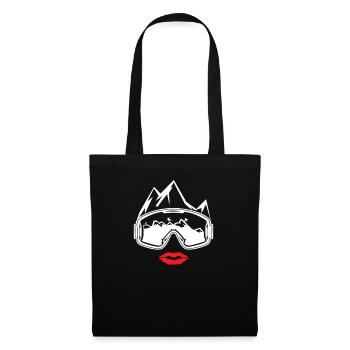 Ski accessories for skiers - Tote Bag - black - Front
