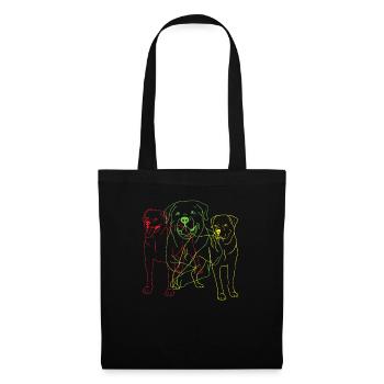 Accessoires pour chiens Rottweiler Propriétaires de chiens - Sac en tissu - noir - Devant