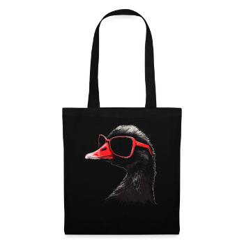 Gänse Sonnenbrille - Stoffbeutel - Schwarz - Vorne
