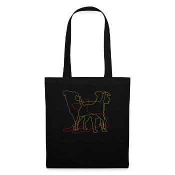 Accessoires pour chiens Terrier Propriétaires de chiens - Sac en tissu - noir - Devant