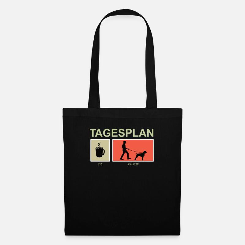 Hunde Deutsch Drahthaar Hundebesitzer - Stoffbeutel - Schwarz