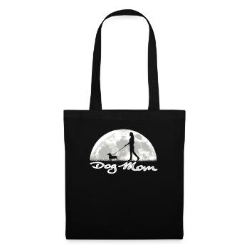 Teckel de race de chien pour les amoureux des chiens - Sac en tissu - noir - Devant