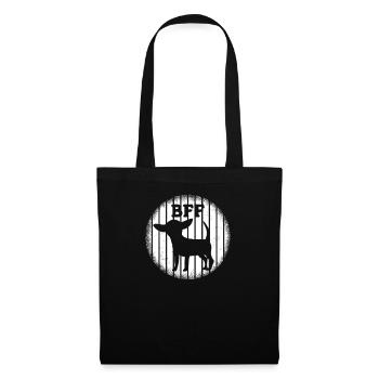 Chien Chihuahua Propriétaire de chien Gechenkidee - Sac en tissu - noir - Devant