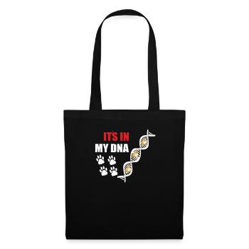 Chien Bulldog Dog Propriétaire Gechenkidee - Sac en tissu - noir - Devant