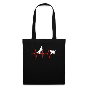 Cat Friend, Cat Accessories Gift - Tote Bag - black - Front