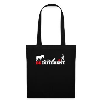 Amoureux des chats, cadeau accessoire chat - Sac en tissu - noir - Devant
