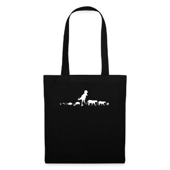 Cat Friend, Cat Accessories Gift - Tote Bag - black - Front