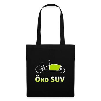 Öko SUV - Lastenrad - Stoffbeutel - Schwarz - Vorne